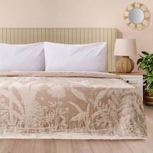 Soft Palmyra Çift Kişilik Müslin Pike - Bej - 230x240 Cm Renkli