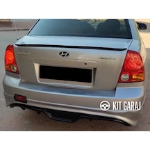 Kit Garaj Hyundai Accent Admire Arka Ek Difüzör Siyah Plastik 2000-2006 Boyasız