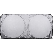 Coofbe 142x67 Cm Araç Ön Cam Güneşlik Araç Ön Cam Koruyucu Araç Perdesi Araç Güneşlik Koruyucu Branda