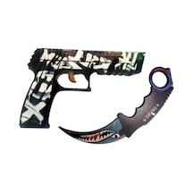Ahşap Cs-go P250 Oyuncak Set 7015