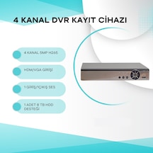 Speedron 4 Kanal Xmeye H265 Dvr Kayıt Cihazı