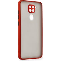 Xiaomi Redmi Note 9 Uyumlu Kılıf Montreal Silikon Kapak - Kırmızı