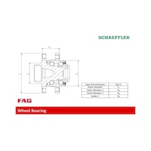 Porya Ve Rulman - Alfa Romeo Spider, 159, Brera - Schaeffler-fag-713606360 37047501