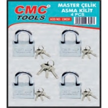 Master Çelık Asma Kilit Setı 60mm 4lü Set