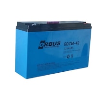 Orbus 12v-42ah 40ah Amper Dar E-bıke Akü-2025 Üretim Ebatlar: 267x78x170mm Elektrikli Bisiklet Akü E-bike Akü