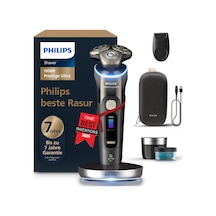 Philips Elektrikli Tıraş Makinesi İ9000 Prestige Ultra Erkekler İçin, Islak Ve Kuru Tıraş, Siyah, Basınç Ve Hareket Sensörü, Düzeltme Aparatı, Temizleme İstasyonu, Şarj İstasyonu Ve Seyahat Çantası Xp9405/31