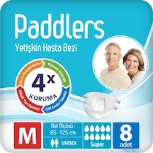 Yetişkin Hasta Bantlı Bez Medium 8 Adet – Deneme Paketi - Yüksek Emicilik, Koku Kontrollü Yetişkin Hasta Bantlı Bez Medium 8 Adet – Deneme Paketi - Yüksek Emicilik, Koku Kontrollü