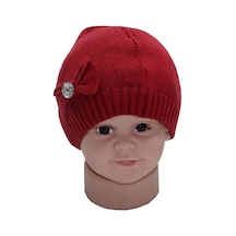 Bay Şapkacı Yazlık Kız Bebek Merserize Bere Bordo 3932-Standart-Bordo