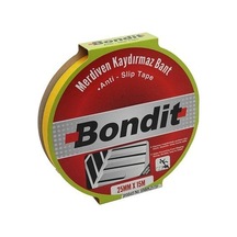 Bondit Merdiven Kaydırmaz Bant Sarı/siyah 25 Mm 15 M