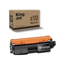 Kingjet Hp Uyumlu 30a Cf230a Standart Kapasiteli 10'lu Paket Çipli  Uyumlu Toneri Mfp M227
