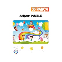Ahşap Çocuk Puzzle 35 Parça-27