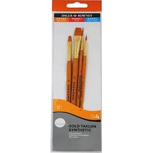 Daler Rowney Simply Gold Taklon Synthetic 4Ü Fırça Seti Kod:402
