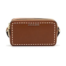 Michael Kors Jet Set Contrast Stitch Crossbody Bag 32t4gj6c1l Kahverengi