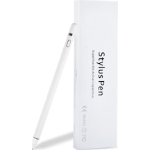 Asia Üniversal Stylus Pen Dokunmatik Kalem Apple Uyumlu iOS +androıd Kalem Beyaz