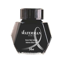 Waterman Dolma Kalem Mürekkebi Cam Şişede 50 Ml Siyah S0110710 Çok Renkli