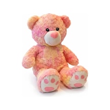 62169 Peluş 45cm Renkli Ayı -hly Pembe