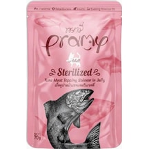 Pramy Jöle İçinde Somonlu Ton Balıklı Yetişkin Kedi Maması 70 G