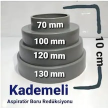 Plastik Aspiratör Borusu Dönüştürücü 4 Kademeli Redüksiyon Adaptö