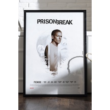 Prison Break Siyah Ahşap Çerçeveli Poster, Dizi Duvar Tablosu