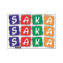 A5 Sticker 011 Tek Paket Çoklu Sticker Standart