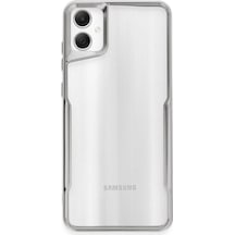 Samsung Galaxy A05 Kılıf Boyi Silikon Kapak - Gümüş Çok Renkli