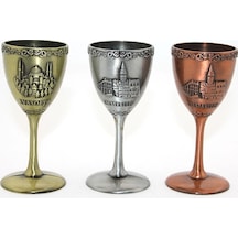 Metal İstanbul Yöresel Kadeh Bardak Alk3352 Diğer