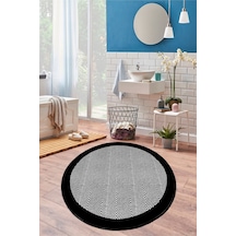 Chilai Home Barley Black Çap 120x120 Cm Banyo Halısı Djt Renkli