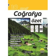 Pano Yayınları 10. Sınıf Coğrafya Özet Yni