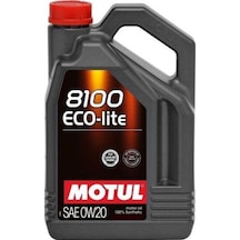 Motul 8100 Eco-lite 0W 20 Dexos1 Gen2 4lt Tam Sentetik Motor Ya