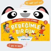 Bebeğimle Bir Gün - Cırt Cırtlı Etkinlik Kitabım - 2 Yaş ve Üzeri - Ayşenur K. Peltek - Bi Kutu Oyun Yayınevi