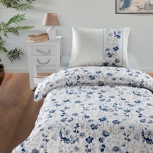 2 Adet Mf Mavi Home %100 Pamuk Tek Kişilik Nevresim Takımı Sky Çok Renkli