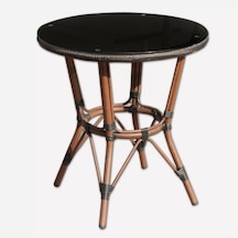 Sunfun Bambu Rattan Masa Bahçe Masası Balkon Masası