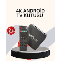 4k Android Tv Box - Akıllı Medya Oynatıcı, 2gb Ram, 16gb Hafıza, Wi-fi Destekli