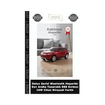 Delux Serisi Bluetooth Hoparlör Suv Araba Tasarımlı D88 Kırmızı 16w Cihaz Bireysel Farklı