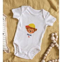 Bitmeyenkartus Bk Kids Havalı Ol Tasarımlı Bebek Body Zıbın - Model 1 Çok Renkli