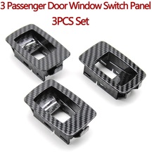 3 Adet Küçük Panel Seti-araba İç Asseccories Karbon Fiber Kol Dayama Panelli Kapı Kolu Seti Bmw 3 İçin