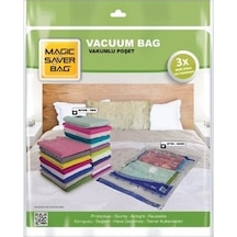 Magic Saver Bag Büyük Boy Vakumlu Hurç Yorgan Hurcu Vakumlu Hurç Şeffaf