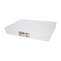 Mars 40 Bölmeli Şeffaf Organizer Box 39x30x55cm 5468 Çok Renkli