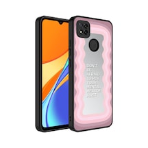 Redmi 9c Kılıf Aynalı Desenli Kamera Korumalı Parlak Klfs Mirror Kapak - Ayna Ayna