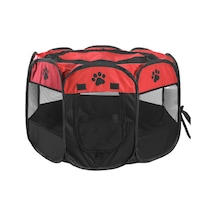 Geeroyoo Taşınabilir Katlanır Evcil Hayvan Çiti - Su Geçirmez Oxford Kumaş, Pvc Ağ İle Güvenli Ve Pratik.