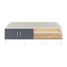 Kronos Tv Ünitesi 2 Raflı Tek Çekmeceli 2 Kapaklı 176x59x51 Aytaşı-antrasit/çam Antrasıt/atlas Çam