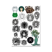 Medusa Sticker Set