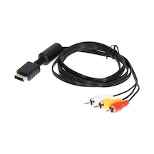 Ps2 Av Lcd Tv 3Rca Scart Lale Bağlantı Kablosu