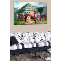 Talya Tablo Oryantalist Kanvas Tablolar Türk Osmanlı Kafkas 50x35 No-2933