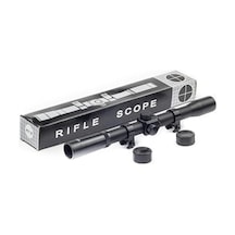 Spike 4x20 Full Çelik /dürbünü 11mm Siyah