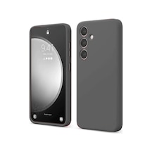 Samsung Galaxy S24 Fe Kılıf First Silikon - Gri