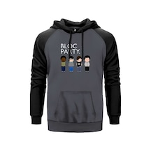 Bloc Party Grup Gri Renk Reglan Kol Sweatshirt Gri