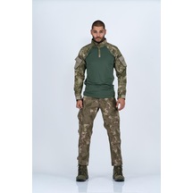 Combat Tactical Pantolon Komando Softshell Kamuflaj - 508-673-piyade Çok Renkli