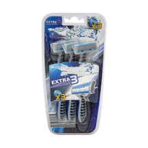 Wilkinson Extra 3 Essentials Kayganlaştırıcı Bantlı Tıraş Bıçağı 3 Bıcaklı Kullan At Tıraş Bıcağı