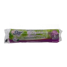 Star Plus Büzgülü Lavanta Kokulu Büyük Boy Çöp Torbası Mor 65 x 70 CM